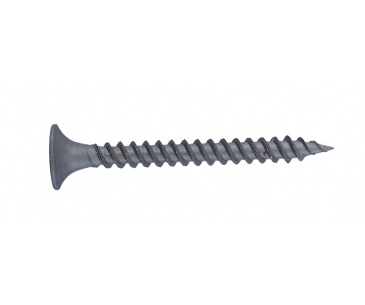 Trunk wall screw of cough horn head double-thread fast teeth (grey phosphating)